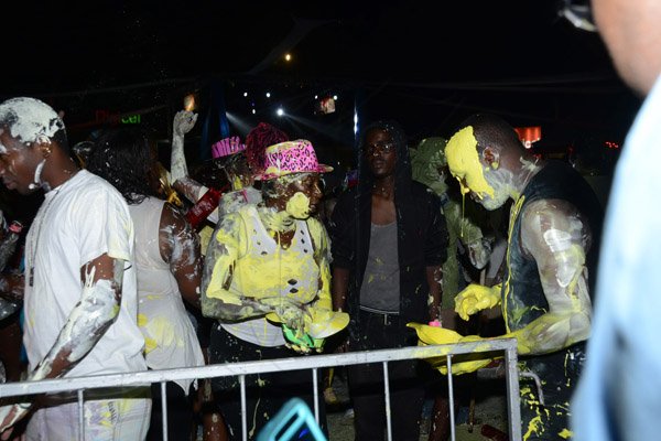 Winston Sill/Freelance Photographer
Bacchanal Jamaica J'ouvert Fete and Road March night, held at the Mas Camp, Stadium North on Friday night April 10, 2015.