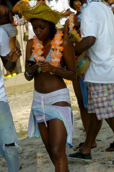 Winston Sill / Freelance Photographer
Bacchanal Jamaica and Smirnoff Beach J'ouvert, featuring Machel Montano and Patrice Roberts, held at James Bond Beach, Oracabessa, St Mary on Saturday April 7, 2012.