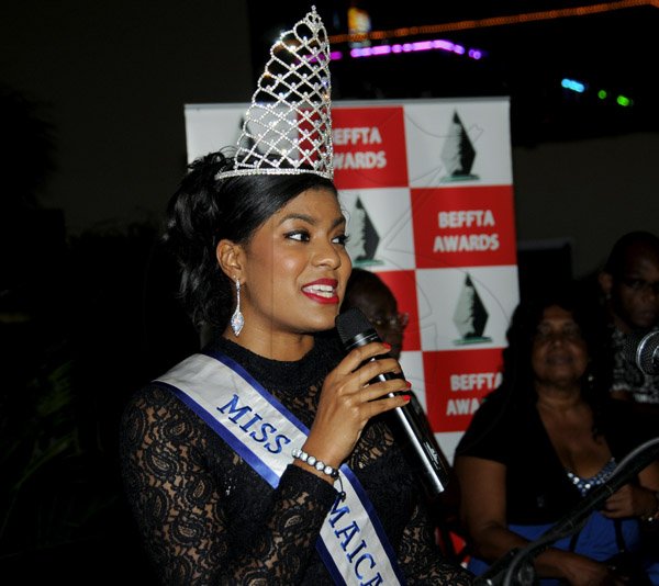 Winston Sill / Freelance Photographer
BEFFTA Awards Caribbean, Jamaica Press Launch, held at South Beach Cafe, Brompton Road on Saturday night February 9, 2013. Here is Gemma Feare, Miss Jamaica UK.