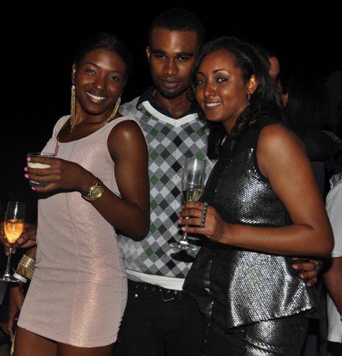 Janet Silvera Photo
 
From L- Pulse's Patrique Goodall, Saint International model, Casmar James and attorney-at-law, Ashley-Ann Foster literally took over Blue Beat's 'Once Upon a Time' New Year's Eve party in Montego Bay last Saturday night.