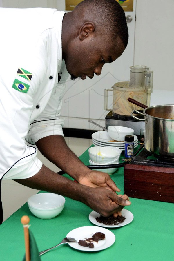 Winston Sill/Freel;ance Photographer
The Embassy of Brazil and the Spanish Court Hotel presents a Culinary Demonstration, by chef Garcia Brown, held at Spanish Court Hotel, St. Lucia Avenue, New Kingston on Monday August 18, 2014.