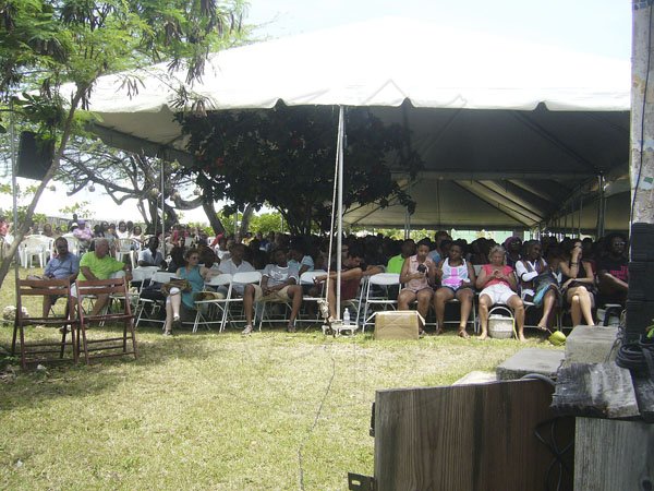 Paul Williams/Gleaner Writer
A section of the capacity audience at Calabash Literary Festival on Saturday, May 26, at Treasure Beach, St Elizabeth.