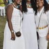 Janet Silvera Photo 
From L- Doctors Adriana Hamilton, Francine Kelly and Jacqueline Headley immaculately adorned at the Calabash Literary Festival in Treasure Beach, St.