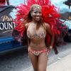 Winston Sill/Freelance Photographer
Bacchanal Jamaica Road Parade, from Mas Camp, Stadium North to Half Way Tree and back, held on Sunday April 27, 2014. Here is Shanique Palmer.
