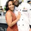 Rudolph Brown/Photographer
Agent Sasco ( Jeffrey Campbell ) pose with his beautiful wife Nicole  McLaren Campbell at the Best Dressed Chicken Caters to you Celebrity Style cook off  with Agent Sasco and Chef Brian Lumley at the Montego Bay Convention Centre on Sunday, October 13, 2013