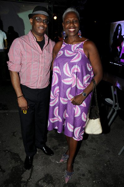Winston Sill / Freelance Photographer
Pulse International presents the Launch of Caribbean Fashionweek 2013 (CFW), held at Puls8, Trafalgar Road on Saturday night April 20, 2013. Here are Michael "Frustylee" Thompson (left); and Prof. Carolyn Cooper (right).