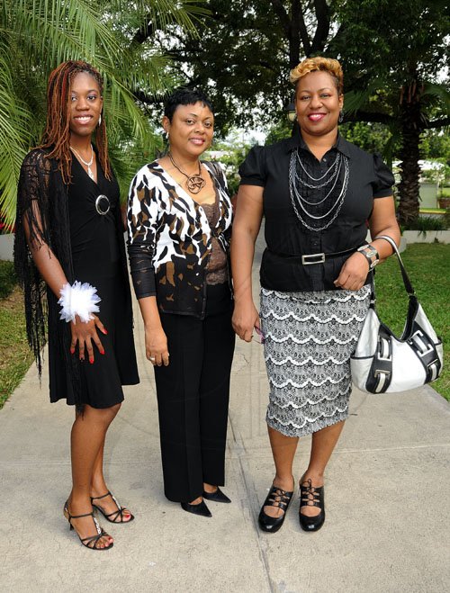 Gladstone Taylor / Photography

CGM Gallagher trio (from left) Racquel Asphall, clerical assistant; Joy McCallum, binder underwriting manager; and Marie Beckford, VP reinsurance and captives, strike the pose. 

staff luncheon and awards at Terra Nova All-Suite hotel on December 20.