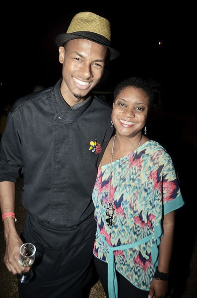 Rudolph Brown/Photographer
Chef Brian Lumley pose with Joan Forrest Henry, Divisional Sales and Marketing Manager of Best Dres Chicken at the Chefs on Show event at 15 Paddington Terrace in Kingston on Wednesday, June 13-2012