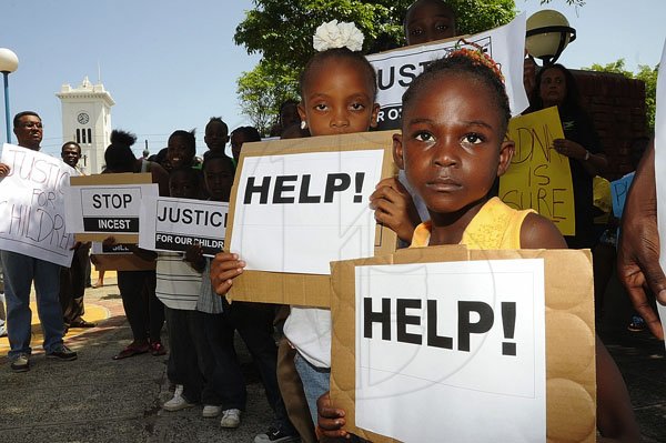Ian Allen/Photographer
New Nation Coalition organisec Justice for Children Rally in St.William Grant Park in Downtown Kingston.