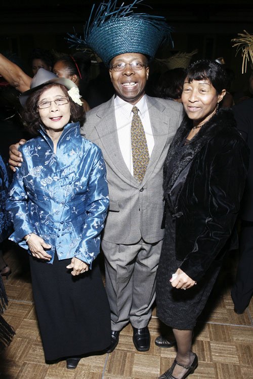Contributed
COJO
 Founder of VP Records Patricia Chin (left) having fun with Donald Davidson and his wife Jean at the Children Of Jamaica Outreach Gala held at La Guardia Plaza Hotel, Queen?s, New York.