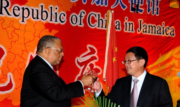 Winston Sill/Freelance Photographer
Chinese Embassy host China National Day Reception, held at the Jamaica Pegasus Hotel, New Kingston on Monday night September 23, 2013.