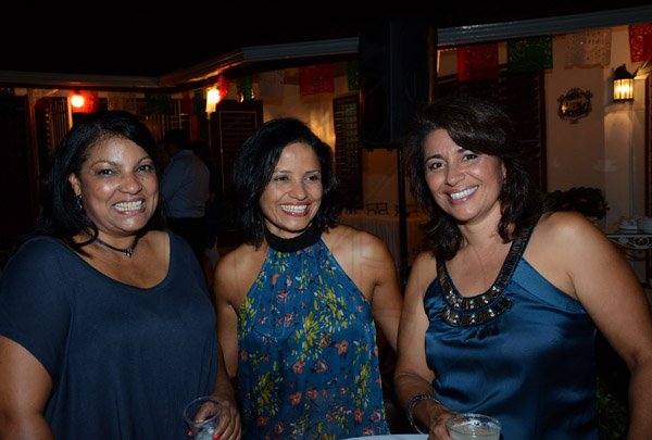 Winston Sill/Freelance Photographer
Latin American Women's Club (LAWC) host  Cinco de Mayo  Mexican Celebration Party, held at Cherry Garden Avenue on Saturday night May 3, 2014. Here are Jacqueline Rodriquez (left); Yelitza Infante (centre); and Jenny Aguilao (right).