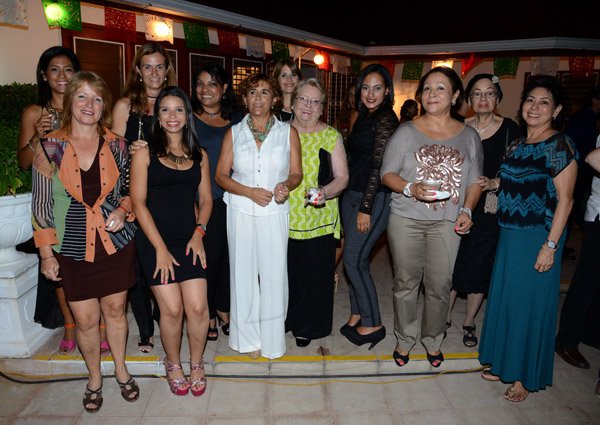 Winston Sill/Freelance Photographer
Latin American Women's Club (LAWC) host  Cinco de Mayo  Mexican Celebration Party, held at Cherry Garden Avenue on Saturday night May 3, 2014. Here are members of the executive.