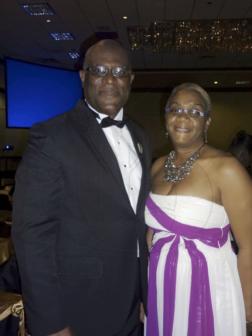 Barbara Ellington/Lifestyle Editor
Lt. Col. Oscar Derby and his wife Meredith pose for the social pages.

********************************************************************************************** Civil Aviation Authority Awards Dinner on Saturday December 10, 2011 at the Pegasus Hotel.