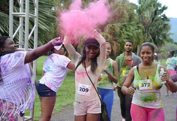 Gladstone Taylor/ Photographer

Color me happy run held at Hope Gardens on Saturday September 17, 2016