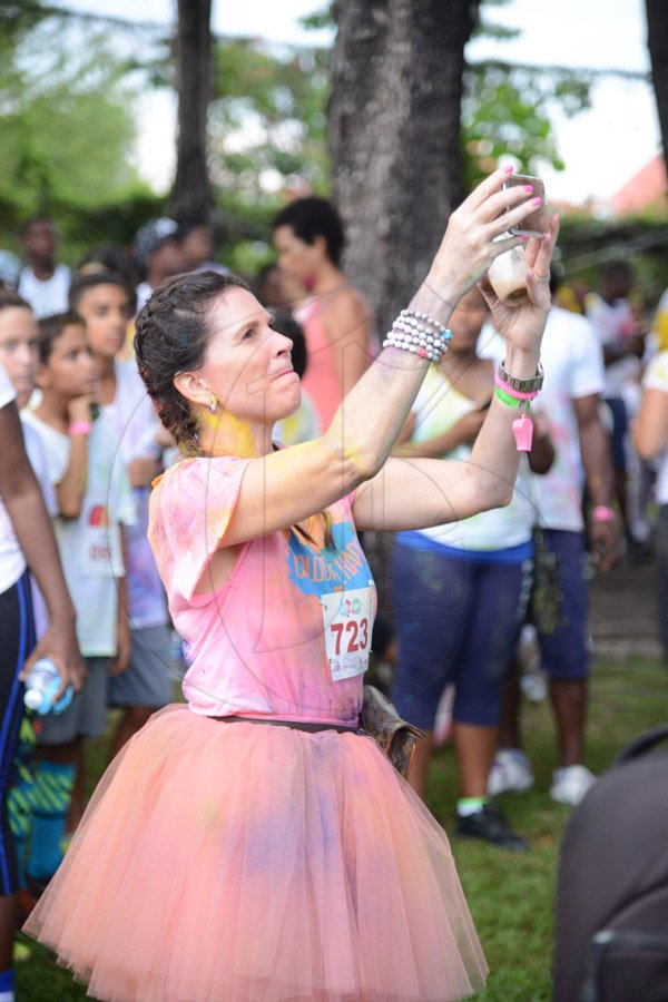 Gladstone Taylor/ Photographer

Color me happy run held at Hope Gardens on Saturday September 17, 2016