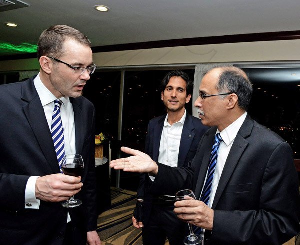 Winston Sill/ Freelance Photographer

Non-Resident New Zealand High Commissioner Simon Tucker (left) and Non-resident Bangladesh High Commissioner Kamrul Ahsan are  engrossed in deep conversation while Michael Subratie Honorary Council to Bangladesh looks on in the background.