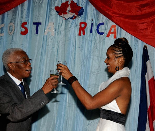 Winston Sill/Freelance Photographer
Costa Rican Embassy host National Day Celebrations, held at the Jamaica Pegasus Hotel, New Kingston on Monday night September16, 2013.