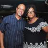 From L- Everet and Theresa Davenport shares lens at Couples Negril on Saturday Night. *** Local Caption *** @Normal:Everet and Theresa Davenport at Couples Negril’s 19th anniversary celebration at the resort last Saturday.