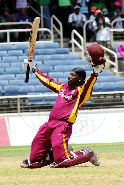 Norman Grindley/Chief Photographer
Gayle

West Indies v New Zealand second ODI at Sabina Park.