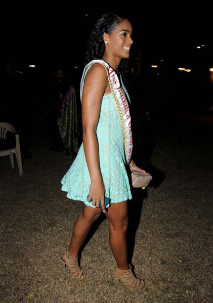 Winston Sill/Freelance Photographer
India High Commissioner Pratap Singh host Reception for India and West Indies Cricket Teams, held at India House, East Kings House Road on Thursday night June 27, 2013. Here is Roshelle McKinley, Miss Jamaica Global 2013.