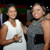 Rudolph Brown/Photographer
Audrey Tulloch, (left) and Shona Hastings at the Credit Union Fund management Company Christmas party at the Spanish Court Hotel in New Kingston on Friday, December 13, 2013