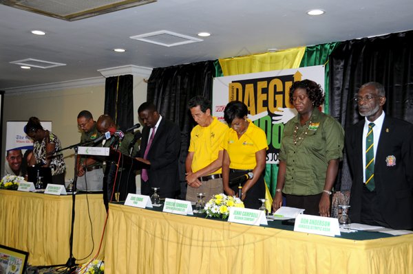 Winston Sill / Freelance Photographer
Launch of The Gleaner Daegu-To-London, Jamaica's Journey, campaign held at Knutsford Court Hotel, Ruthven Road on Thursday August 41, 2011.