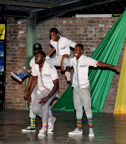 Winston Sill/Freelance Photographer
Jamaica Cultural Development Commission (JCDC) and Nestle Supligen presents World Reggae Dance Championship Semi-Finals, held at Ranny Williams Entertainment Centre, Hope Road on Friday night July 5, 2013. Here are Black Eagles Dancers.