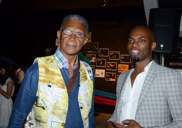 Winston Sill/Freelance Photographer
Jamaica Dance Umbrella (JDU) 2014  Launch,  Awards and Performance Show, held at the Philip Sherlock Centre for the Creative Arts, UWI, Mona on Thursday night March 6, 2014. Here Clive Thopmson (left); and Courtney Washington (right).