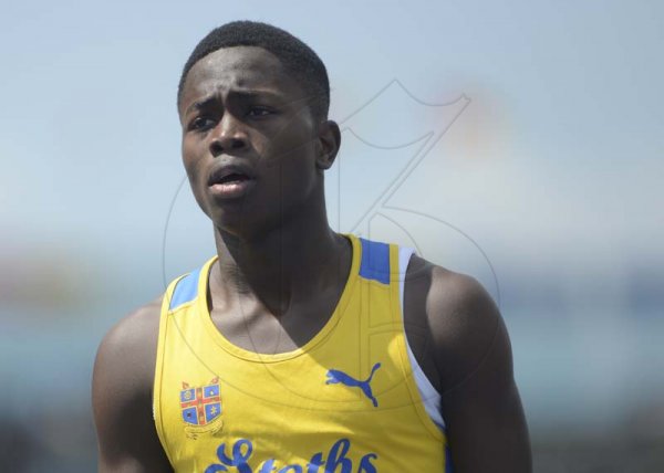 Shorn Hector/Photographer Jasauna Dennis of STETHS wins heat two in the baoys class three 400 meter semifinal on day four of the ISSA/GraceKennedy Boys and Girls’ Athletics Championships held at the The National Stadium in Kingston on Friday March 29, 2019