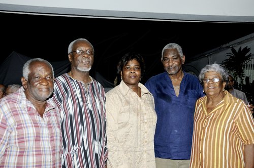 Winston Sill / Freelance Photographer
Enjoying the party are (from left) Ken Hamilton, P.J. Patterson; Debbie Hamilton-Crooks, Len Crooks and Gwendolyn Hamilton.


Debbi Hamilton-Crooks celebrates her birthday with Family and Friends at a party, held at Argyle Road, St. Andrew on Friday night September 9, 2011.