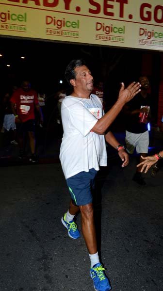 Winston Sill/Freelance Photographer
Digicel Foundation 5K Night Run/Walk and Concert, held on Ocean Boulevard, Downtown on Saturday night October 26, 2013. Here is Christopher Levy.