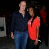 Winston Sill/Freelance Photographer
Digicel Foundation 5K Night Run/Walk and Concert, held on Ocean Boulevard, Downtown on Saturday night October 26, 2013. Here are Steve Milner (left); and Shelly-Ann Fraser-Pryce (right).