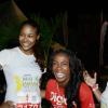 Winston Sill/Freelance Photographer
Digicel Foundation 5K Night Run/Walk and Concert, held on Ocean Boulevard, Downtown on Saturday night October 26, 2013. Here are Gina Hargitay (left), Miss Jamaica World;  Shelly-Ann Fraser-Pryce (centre); and Laura Butler (right).