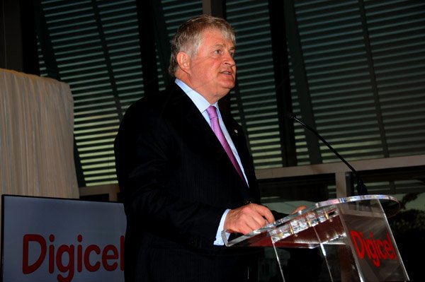 Winston Sill / Freelance Photographer
The Official Opening of Digicel Regional Headquarters by Prime Minister Portia Simpson-Miller, held at Ocean Boulevard on Tuesday March 19, 2013. Here is Denis O'Brien, Chairman, Digicel Group.