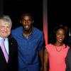 Winston Sill / Freelance Photographer
The Official Opening of Digicel Regional Headquarters by Prime Minister Portia Simpson-Miller, held at Ocean Boulevard on Tuesday March 19, 2013. Here are Denis O'Brien (left), Chairman, Digicel Group; Usain Bolt (second left); Shelly-Ann Fraser-Pryce (second right); and Andy Thorburn (right), CEO, Digicel Jamaica.