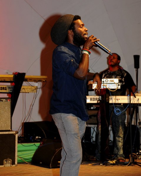 Winston Sill / Freelance Photographer
Bob Marley Earthday Concert, held at Emancipation Park, New Kingston on Thursday night February 7, 2013.