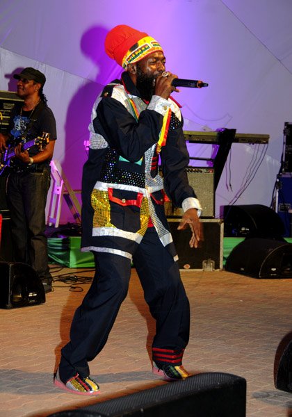 Winston Sill / Freelance Photographer
Bob Marley Earthday Concert, held at Emancipation Park, New Kingston on Thursday night February 7, 2013.