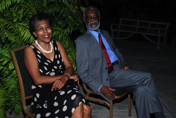 Colin Hamilton/Freelance Photographer
The Association of Consultant Physitians of Jamaica held it's 10th Annual President's Dinner in celebration of Jamaica's 50th Anniversary of Independence at the Terra Nova All Suites Hotel on Saturday September 8, 2012.

From left, Dr. Glenda Bennett and Barry Robinson relax for a moment.