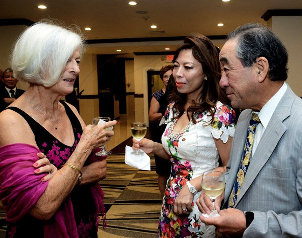Winston Sill/Freelance Photographer
 Cocktail Reception for Dr. Michael Nobel, visiting Professor, Tokyo Institute of Technology, Japan, held at Pegasus Hotel, New Kingston on Tuesday night September 30, 2014.