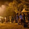 Shorn Hector/Photographer  Patrons kept warm all night by Jamaican Chocolate tea at the Seville Emancipation Jubilee 2018
