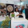 Rudolph Brown/ PhotographerCamille Beckford Brown, Customer Care, Business Development and Marketing Manager of Technological Solutions Limited and Dr. Andre Gordon,  Managing Director of Technological Solutions Limited at the JEA JMA Expo Jamaica at the National Indoor Sports Centre and the National Arena on Sunday April 22, 2018