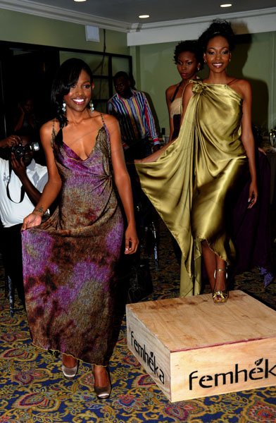 Winston Sill / Freelance Photographer
Launch of Femheka Fashion Line, held at Courtleigh Hotel, New Kingston on Friday night May 11, 2012.