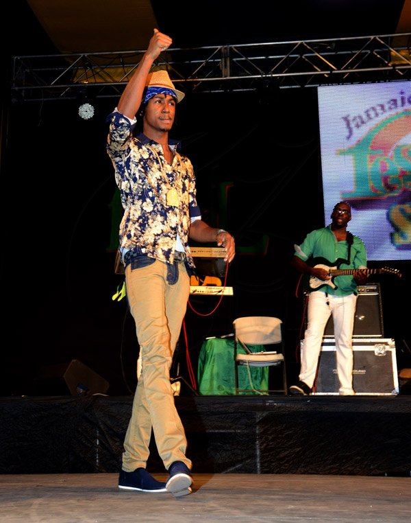 Winston Sill/Freelance Photographer
JCDC presents the Jamaica Festival Song 2014 Finals, held at Ranny Williams Entertainment Centre, Hope Road on Saturday nioght July 26, 2014.