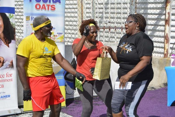 Lionel Rookwood/PhotographerThe Gleaner's Fit 4 Life Season 2 Tuff Enuff eighth event with Juliet Cuthbert-Flynn at Life Fit Training Centre, 15 3/4 Red Hills Road, St Andrew on Saturday, August 11, 2018.