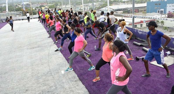 Lionel Rookwood/Photographer<\n>The Gleaner's Fit 4 Life Season 2 Tuff Enuff eighth event with Juliet Cuthbert-Flynn at Life Fit Training Centre, 15 3/4 Red Hills Road, St Andrew on Saturday, August 11, 2018.<\n>