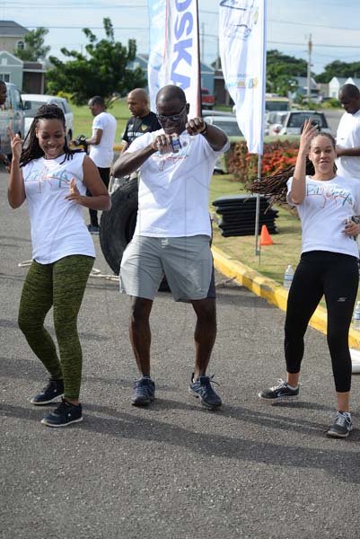 Lionel Rookwood/PhotographerThe Gleaner's Fit 4 Life boot camp with Sweet Energy Fitness Club at Jacaranda Homes in Inswood, St Catherine on Saturday, November 25, 2017