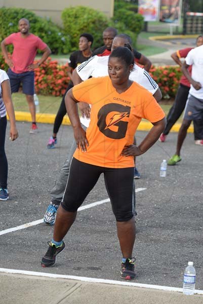 Lionel Rookwood/PhotographerThe Gleaner's Fit 4 Life boot camp with Sweet Energy Fitness Club at Jacaranda Homes in Inswood, St Catherine on Saturday, November 25, 2017