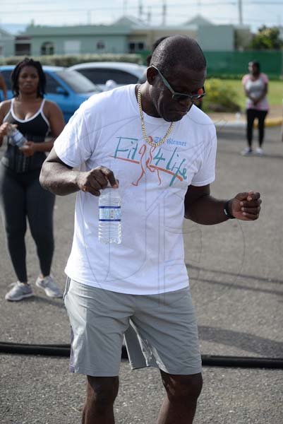 Lionel Rookwood/PhotographerThe Gleaner's Fit 4 Life boot camp with Sweet Energy Fitness Club at Jacaranda Homes in Inswood, St Catherine on Saturday, November 25, 2017