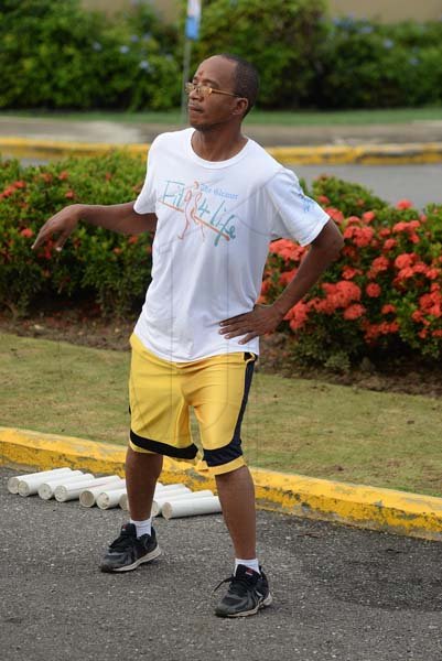 Lionel Rookwood/PhotographerThe Gleaner's Fit 4 Life boot camp with Sweet Energy Fitness Club at Jacaranda Homes in Inswood, St Catherine on Saturday, November 25, 2017